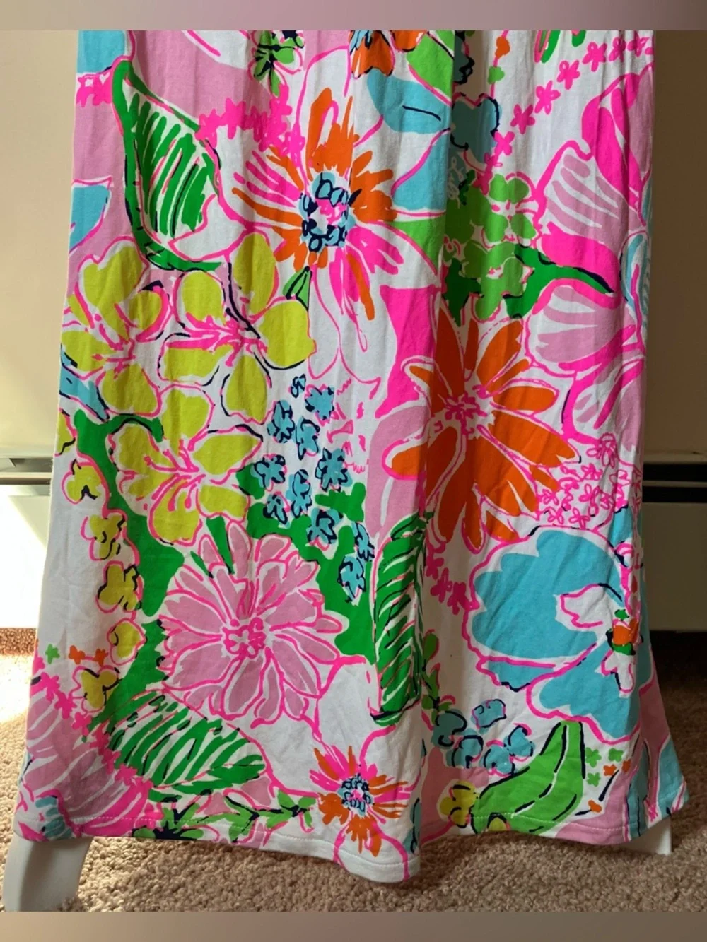Lilly Pulitzer for Target Nosey Posey Floral Strapless Maxi Dress size Medium - Picture 7 of 10
